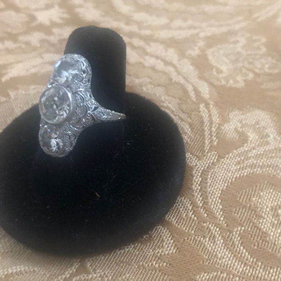 FLAPPERS DREAM RING - diamonds my friend DIAMONDS - Picture 2 of 8